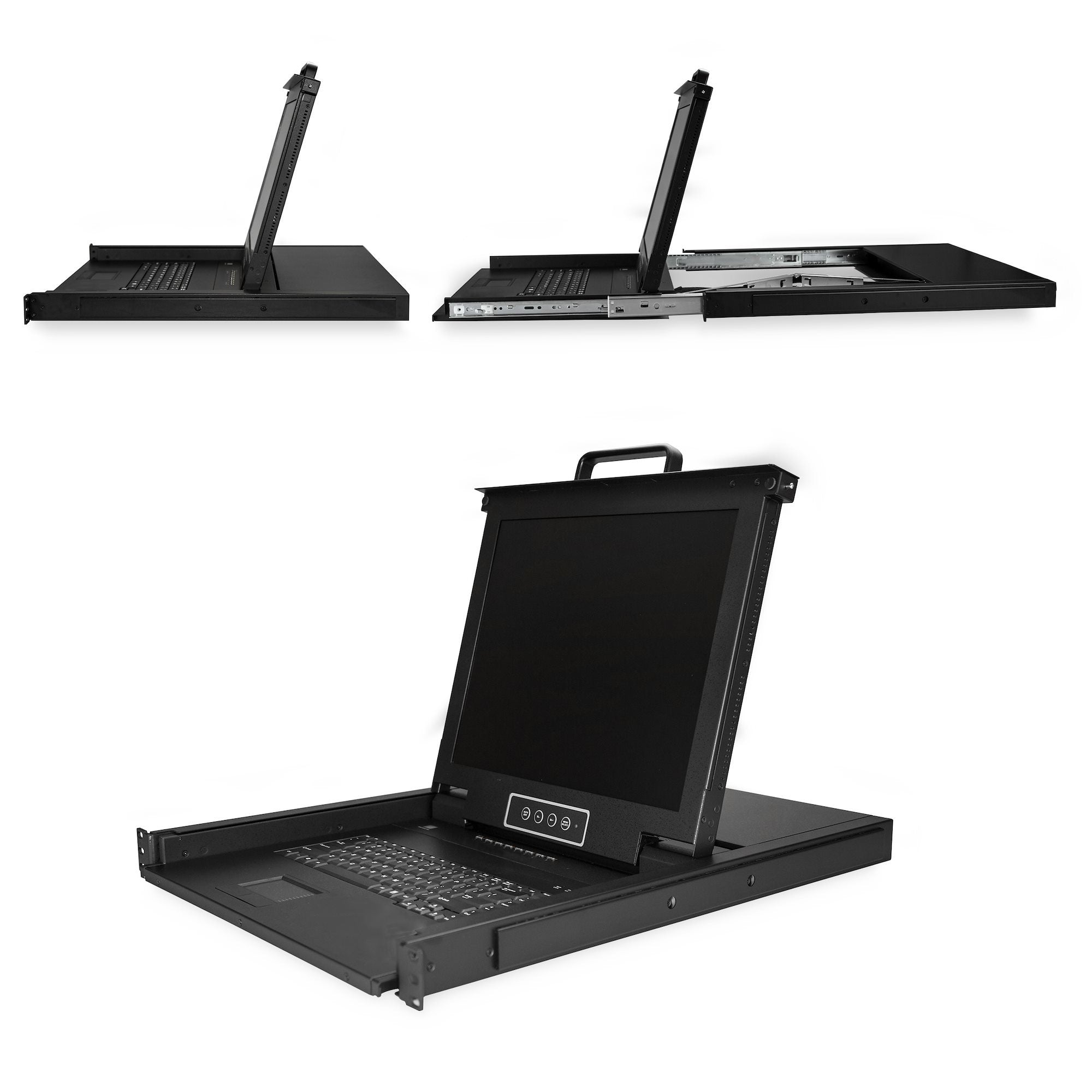 Startech.Com Rkcons1708k Consola De Rack 43,2 Cm (17") 1280 X 1024 Pixeles Acero Negro 1u