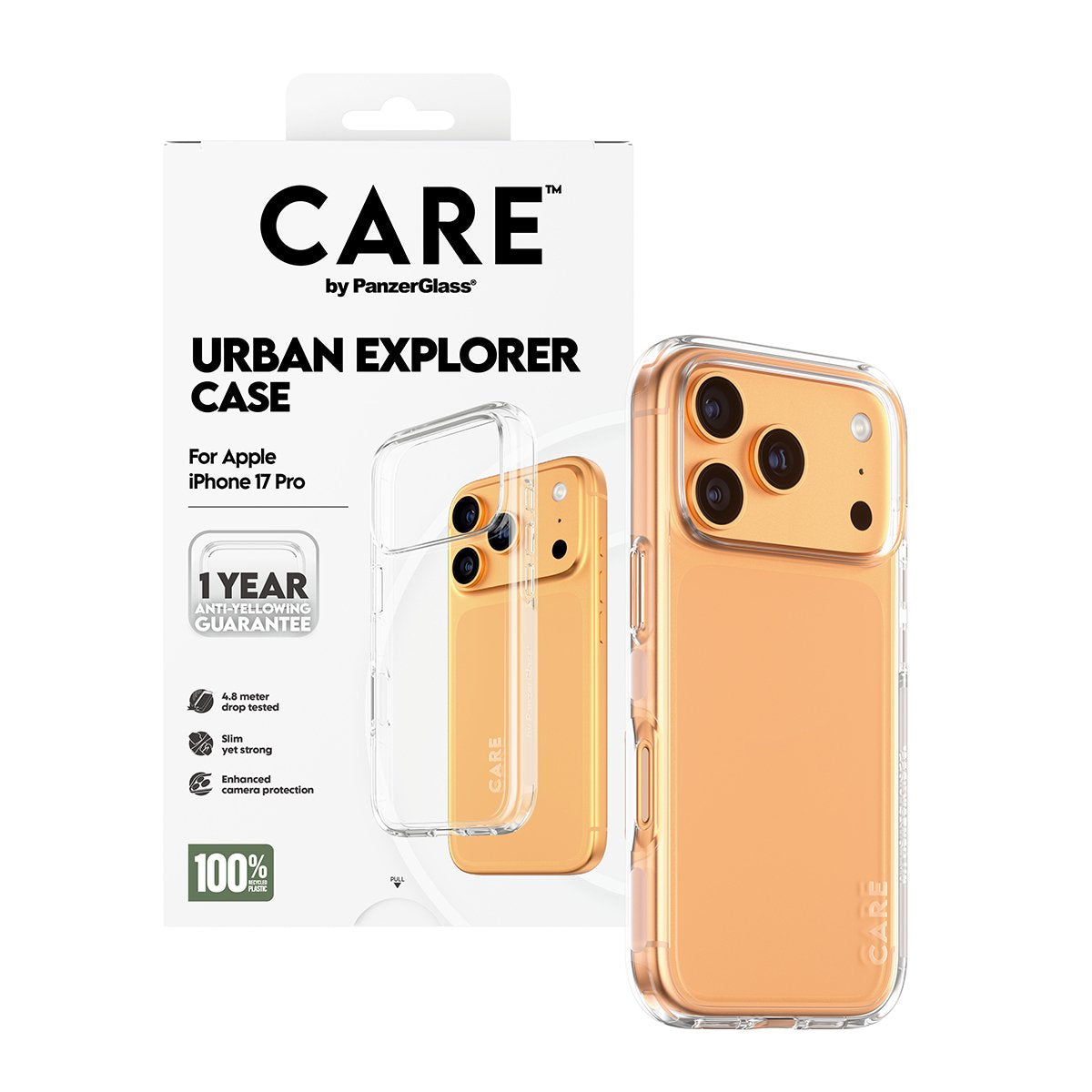 EAN 5715685027017 - PanzerGlass CARE by ® Flagship Case Transparent Urban Explorer w. Clear Frame iPhone 17 Pro funda para te imagen 5