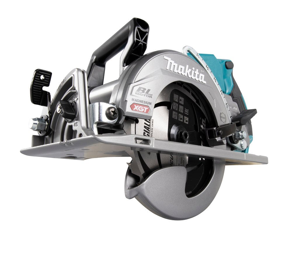 Sierra Circular Inalámbrica Makita Rs001gz Xgt, 40 Voltios (Azul/Negro, Sin Batería Ni Cargador)