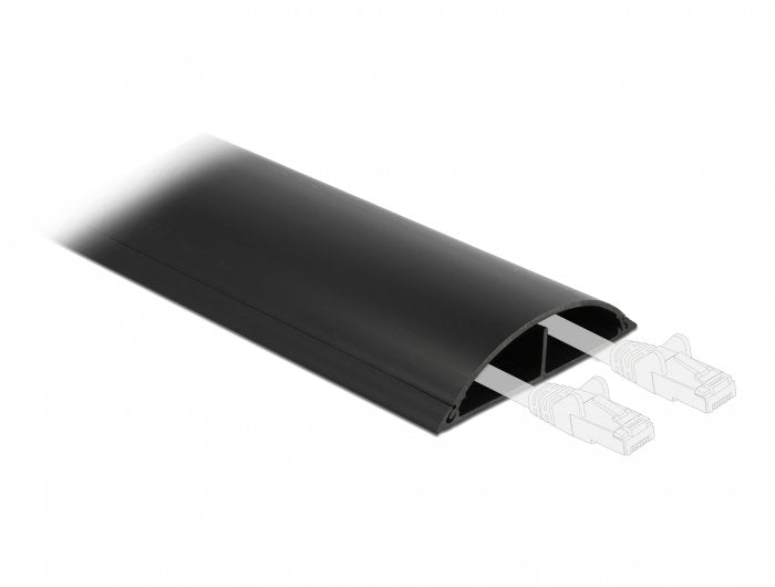 Delock Cablekanal Selbstklebend 119 X 26 Mm - Länge 1 M Schwarz