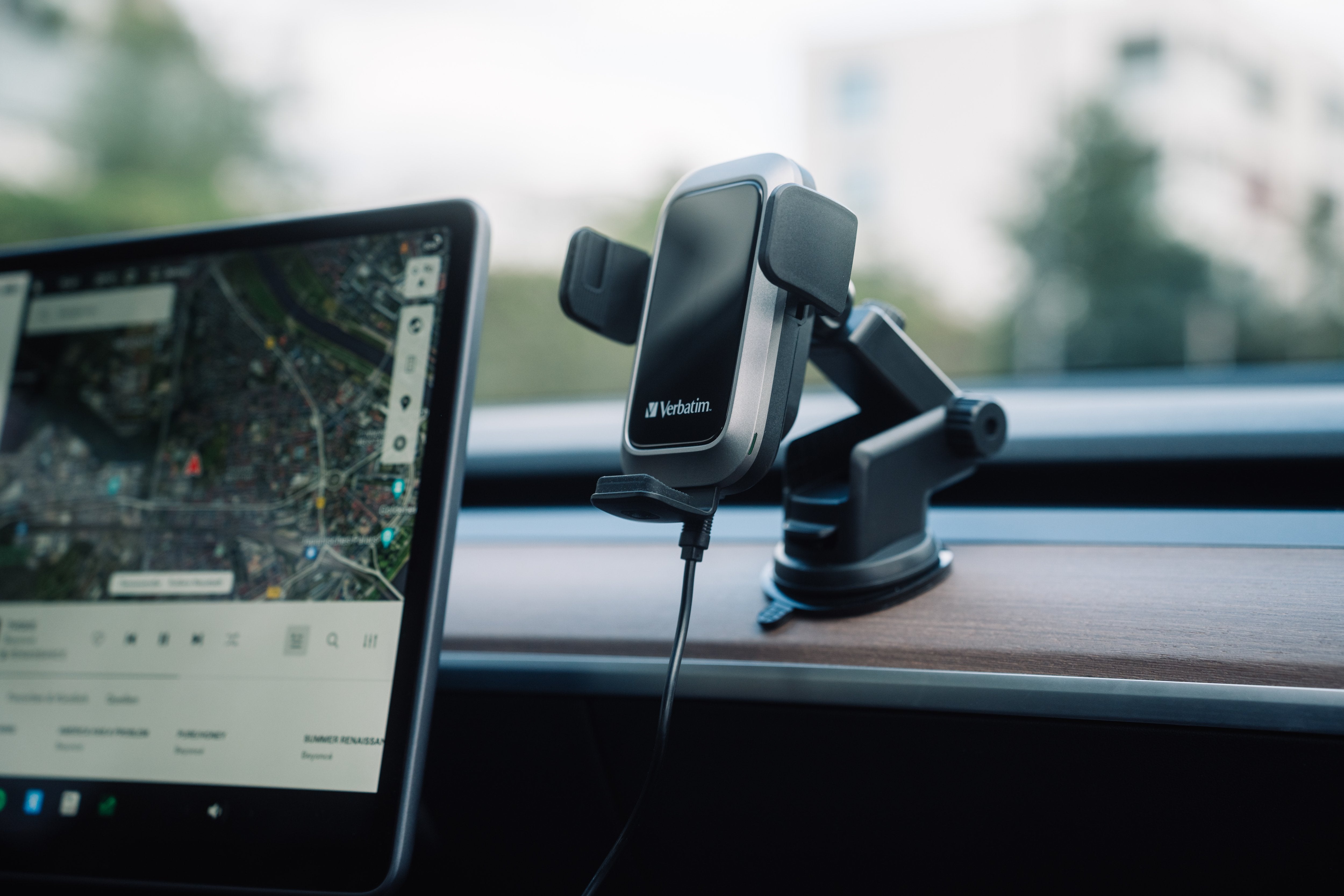 Verbatim Fwc-03 Pro Cargador Inalámbrico De Telefono Para El Coche
