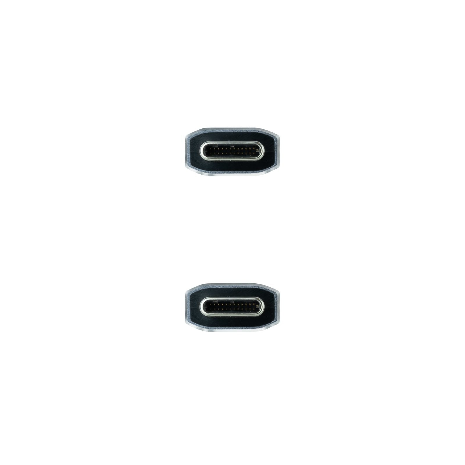EAN 8433281012509 - Nanocable 10.01.4101-COMB cable USB USB 3.2 Gen 2 (3.1 Gen 2) USB C Negro, Gris imagen 3