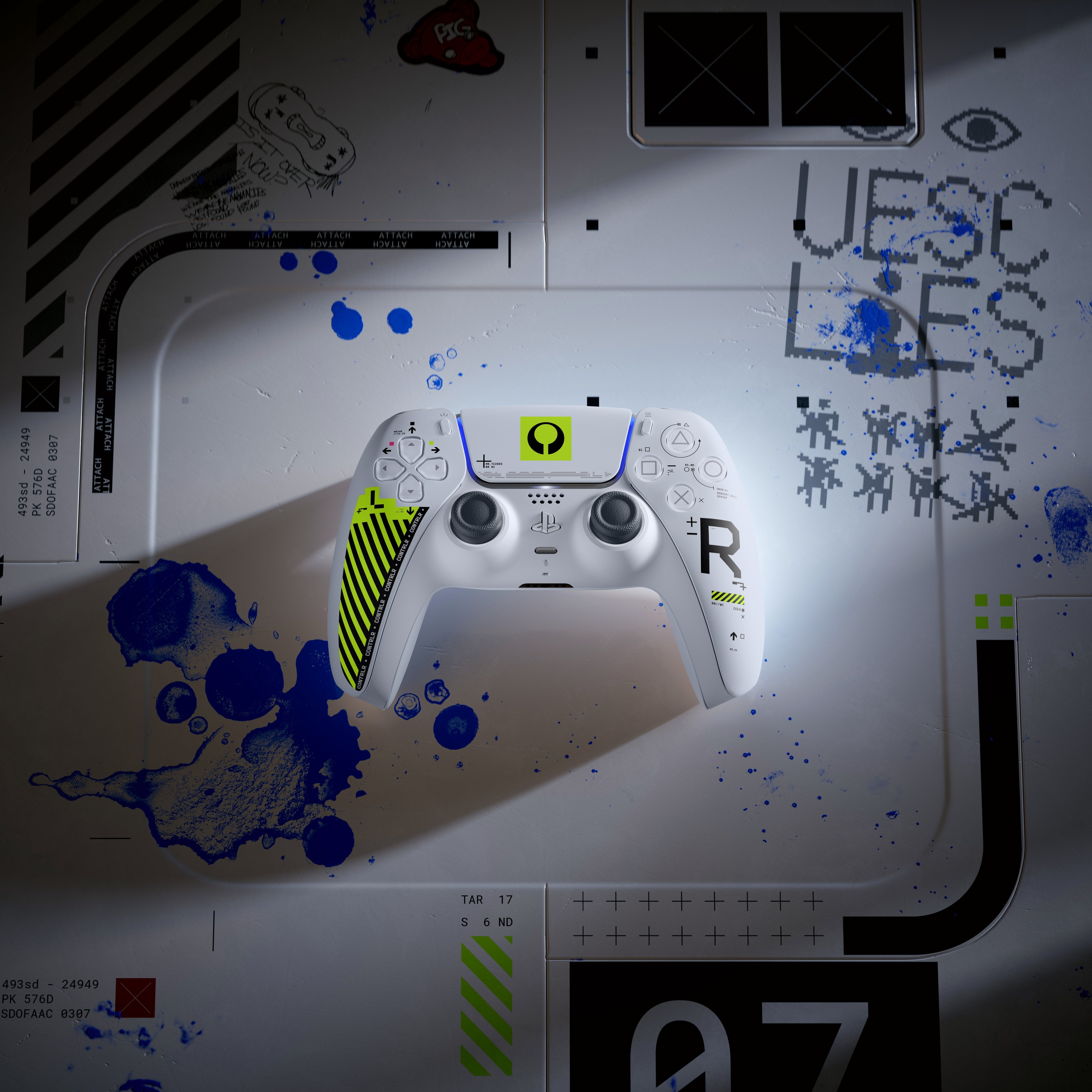 EAN 711719025429 - Sony DualSense Wireless Controller - Marathon Limited Edition Blanco, Verde Bluetooth/USB Gamepad Analógic imagen 2