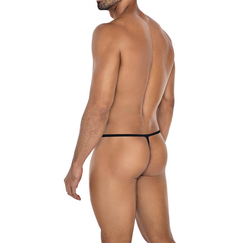 C4mspx24 Tanga Cruzado Negro Talla (Interno):S/M