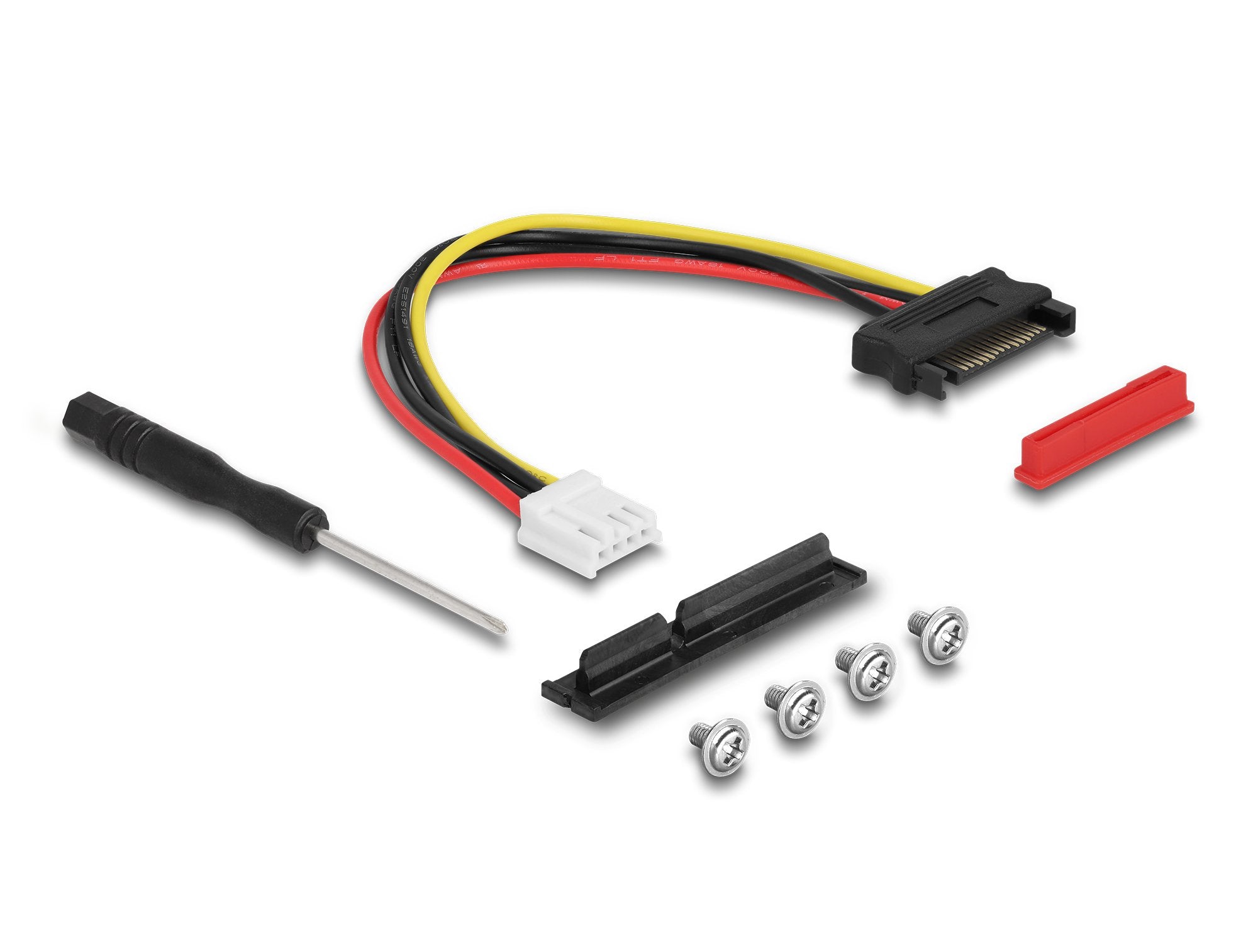 Delock 64218 Adaptador M.2 Clave A+E A Pcie X4 Nvme En Ángulo Con Cable De 20 Cm