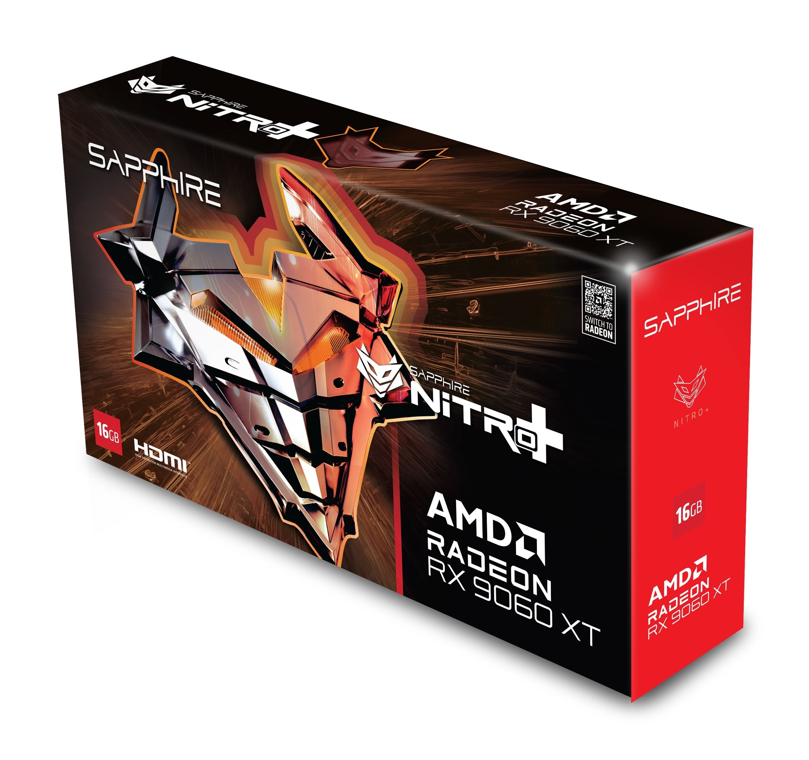 EAN 4895106296619 - Sapphire NITRO+ AMD Radeon RX 9060 XT GPU 8 GB GDDR6 imagen 6
