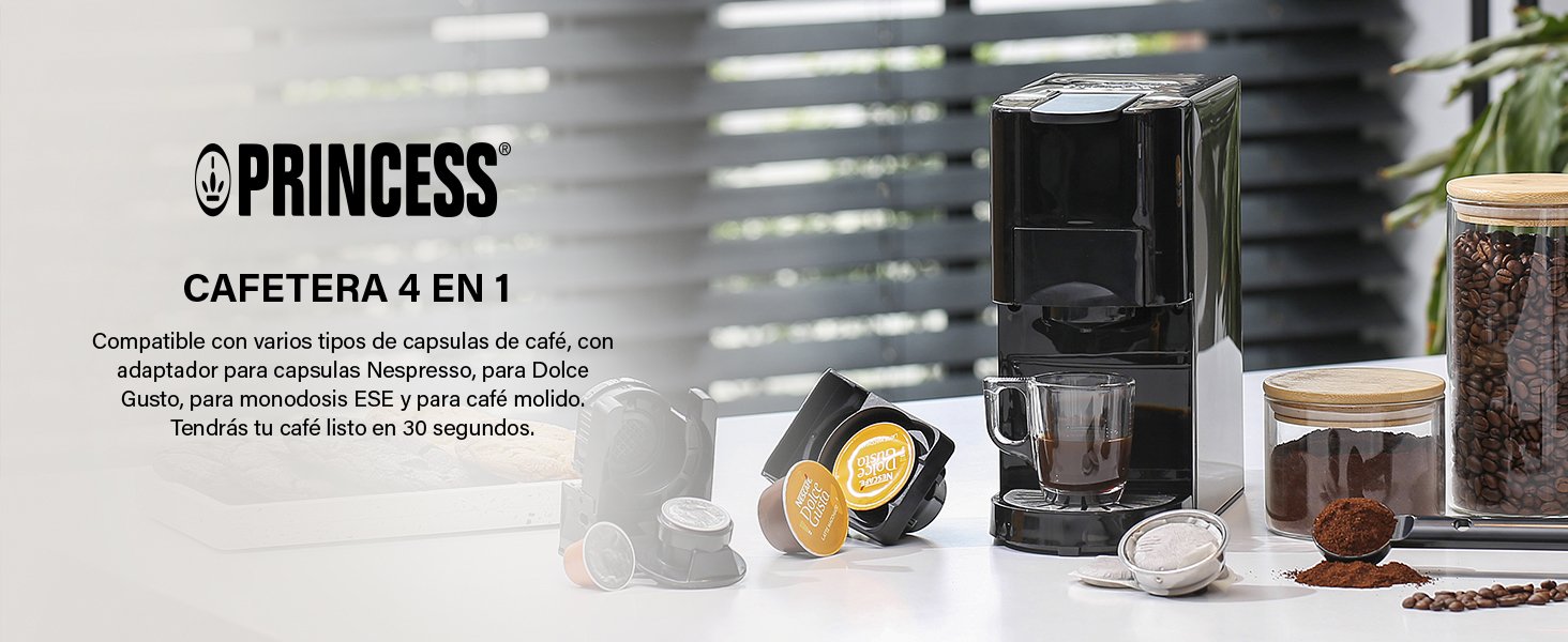 EAN 8713016109262 - Princess 249450 Manual Cafetera de cápsulas 0,8 L imagen 32