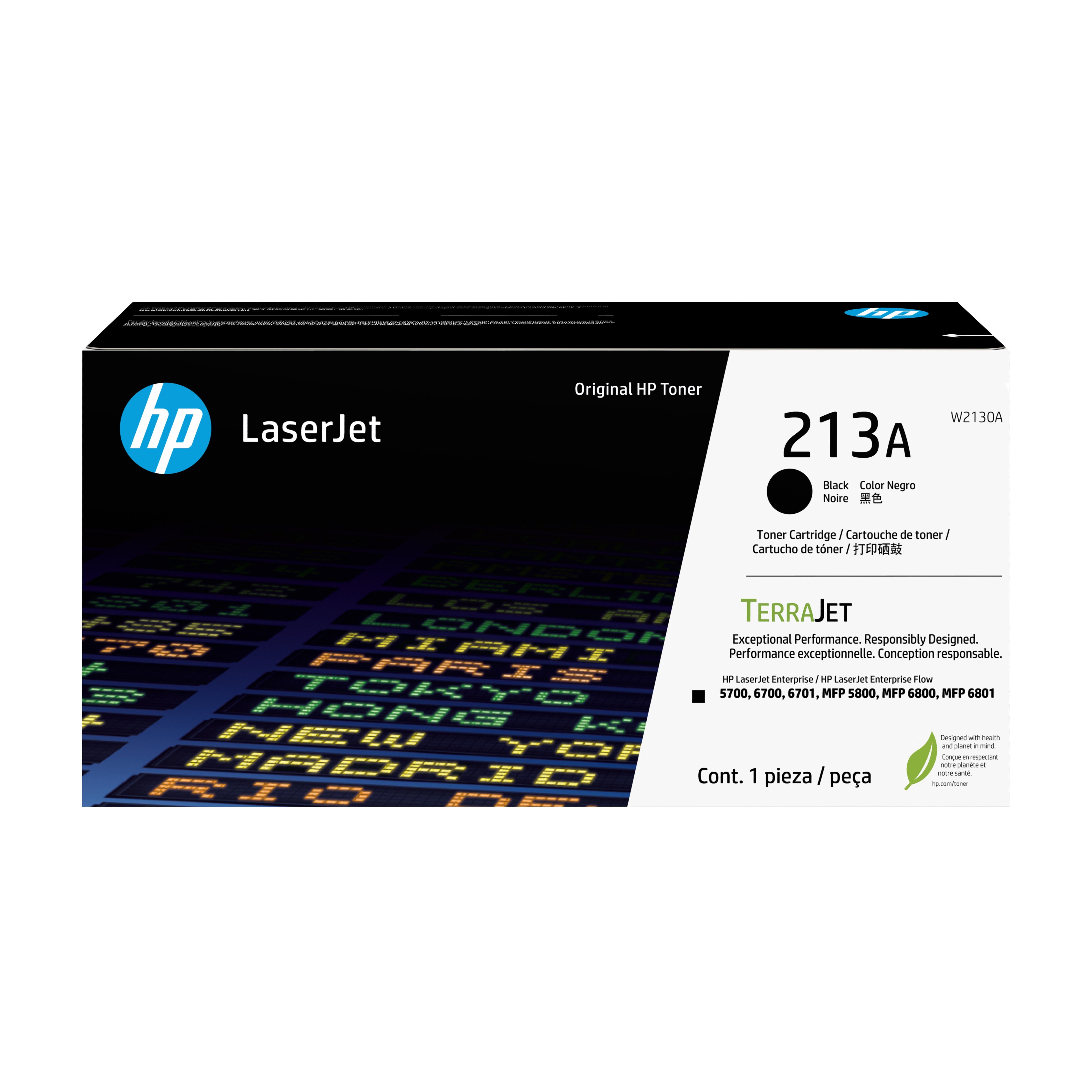 EAN 0195122822460 - HP 213A Blk Original LaserJet Toner Crtg cartucho de tóner 1 pieza(s) imagen 1