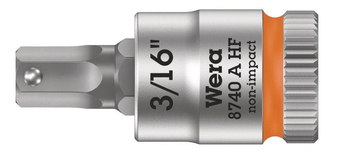 Wera 8740 A 05003386001 Hexagonal Interior Vaso 3/16" 1/4" 6