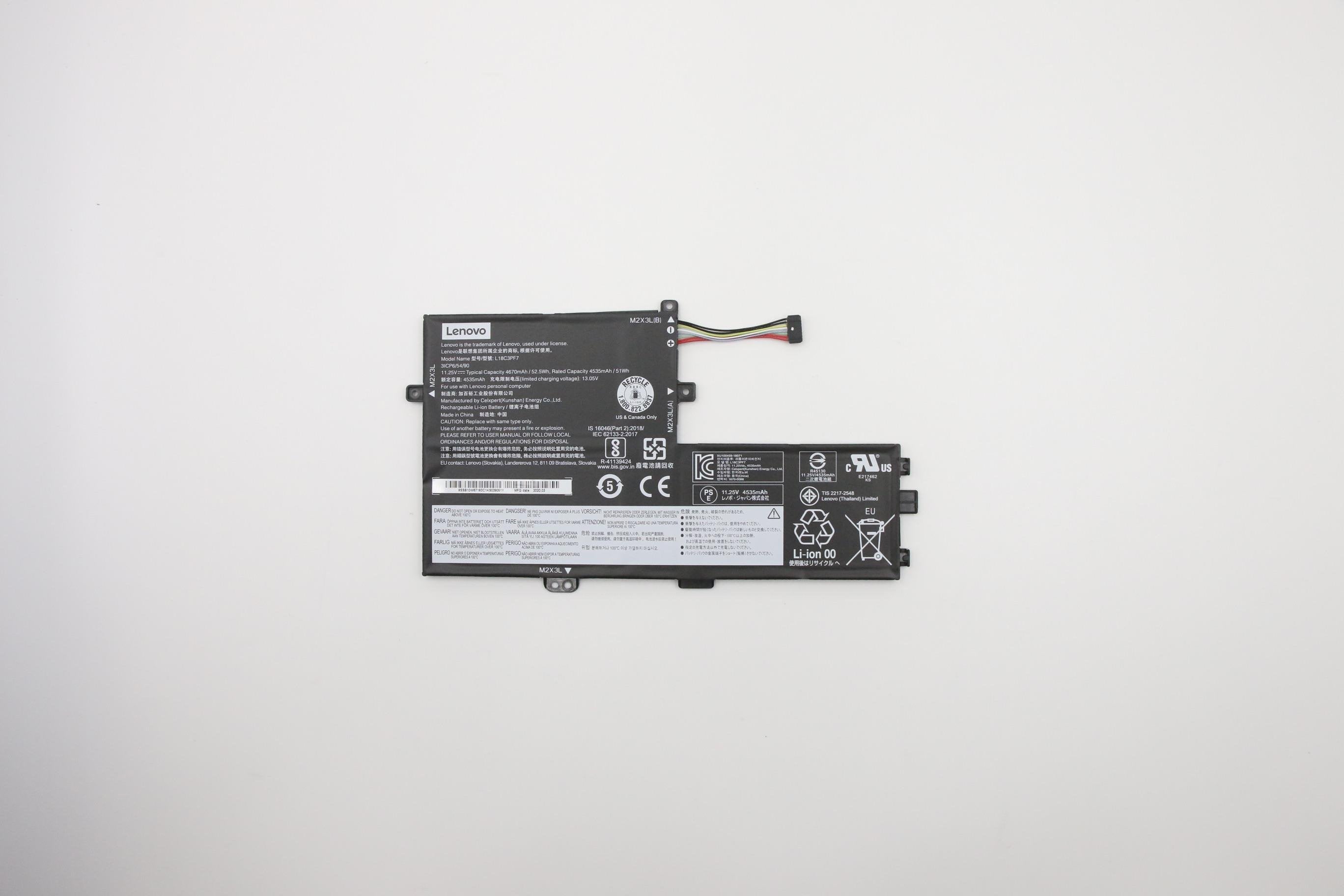 EAN 5704174384564 - Lenovo 5B10W67289 refacción para laptop Batería imagen 1