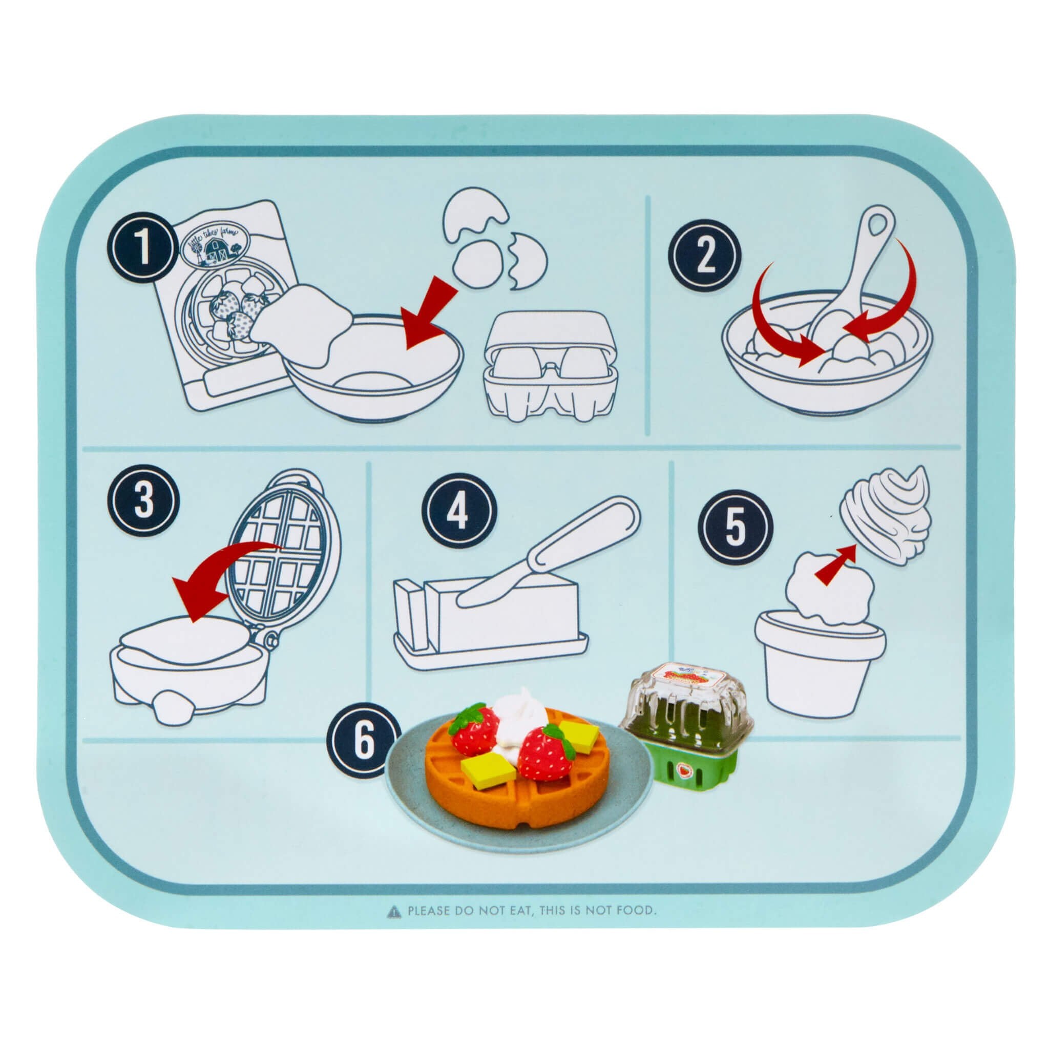 EAN 0050743639685 - Little Tikes Creative Chefs Waffles Kit imagen 8