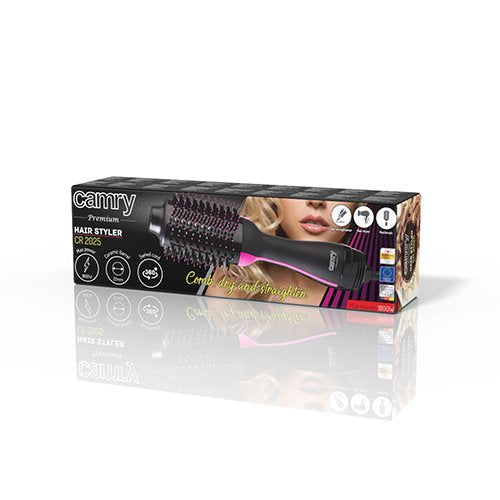 EAN 5902934839631 - Camry Premium CR 2025 Utensilio de peinado Cepillo de aire caliente Caliente Negro, Rosa 1200 W 1,75 m imagen 6