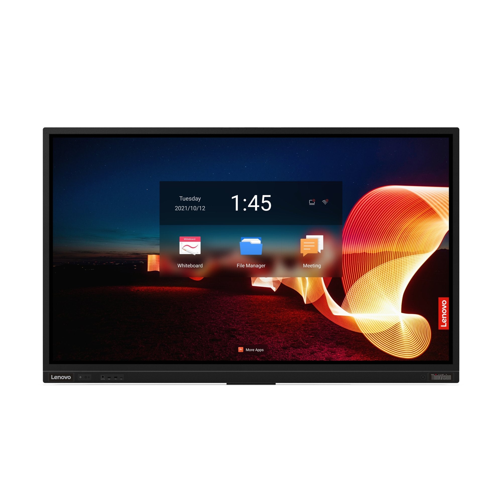 Monitor Lenovo 62f4wa1cek (75") 3840 X 2160 Pixeles 4k Ultra Hd Led Pantalla Táctil Negro