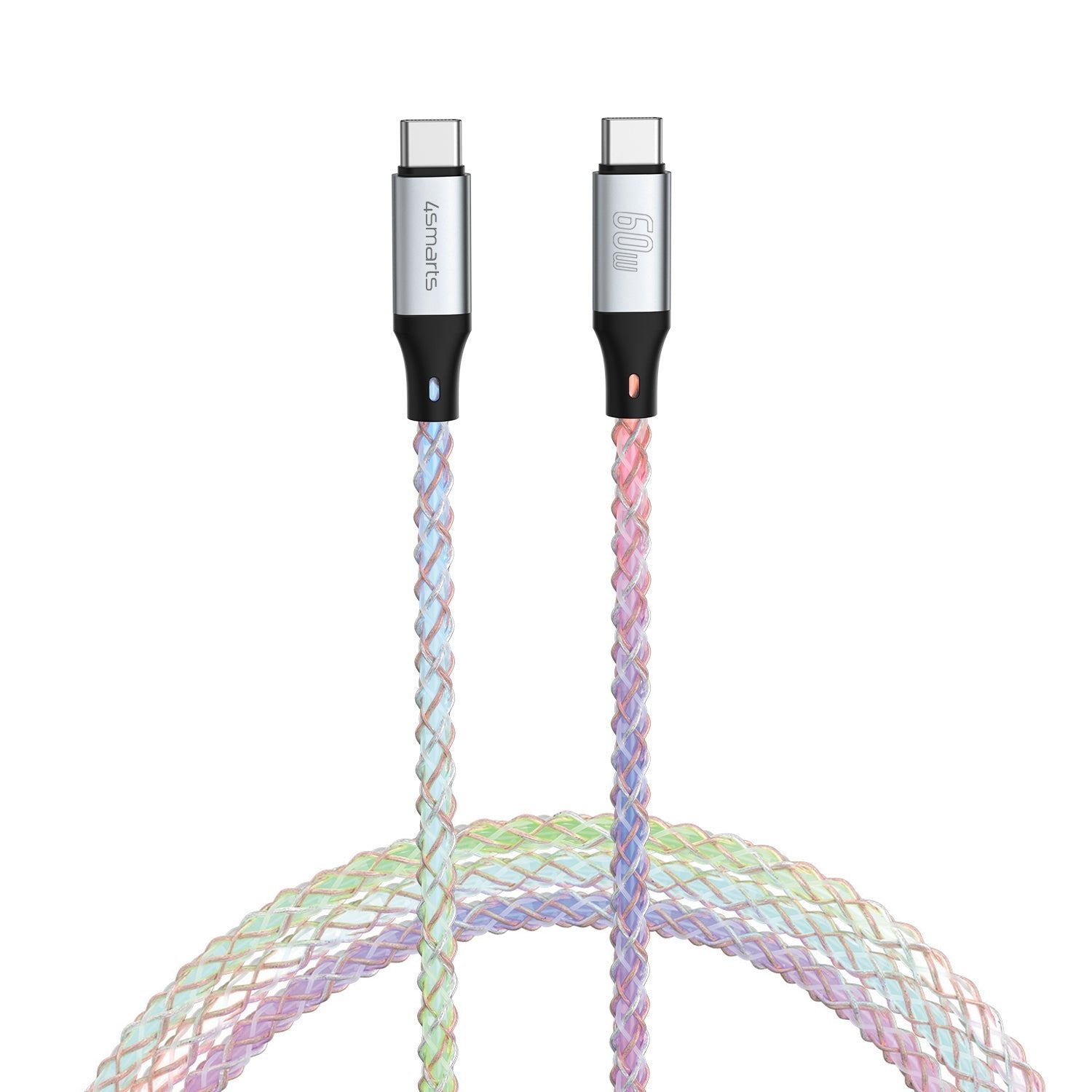 Cable 4smarts Usb-C Rgbcord 60w 1.5m