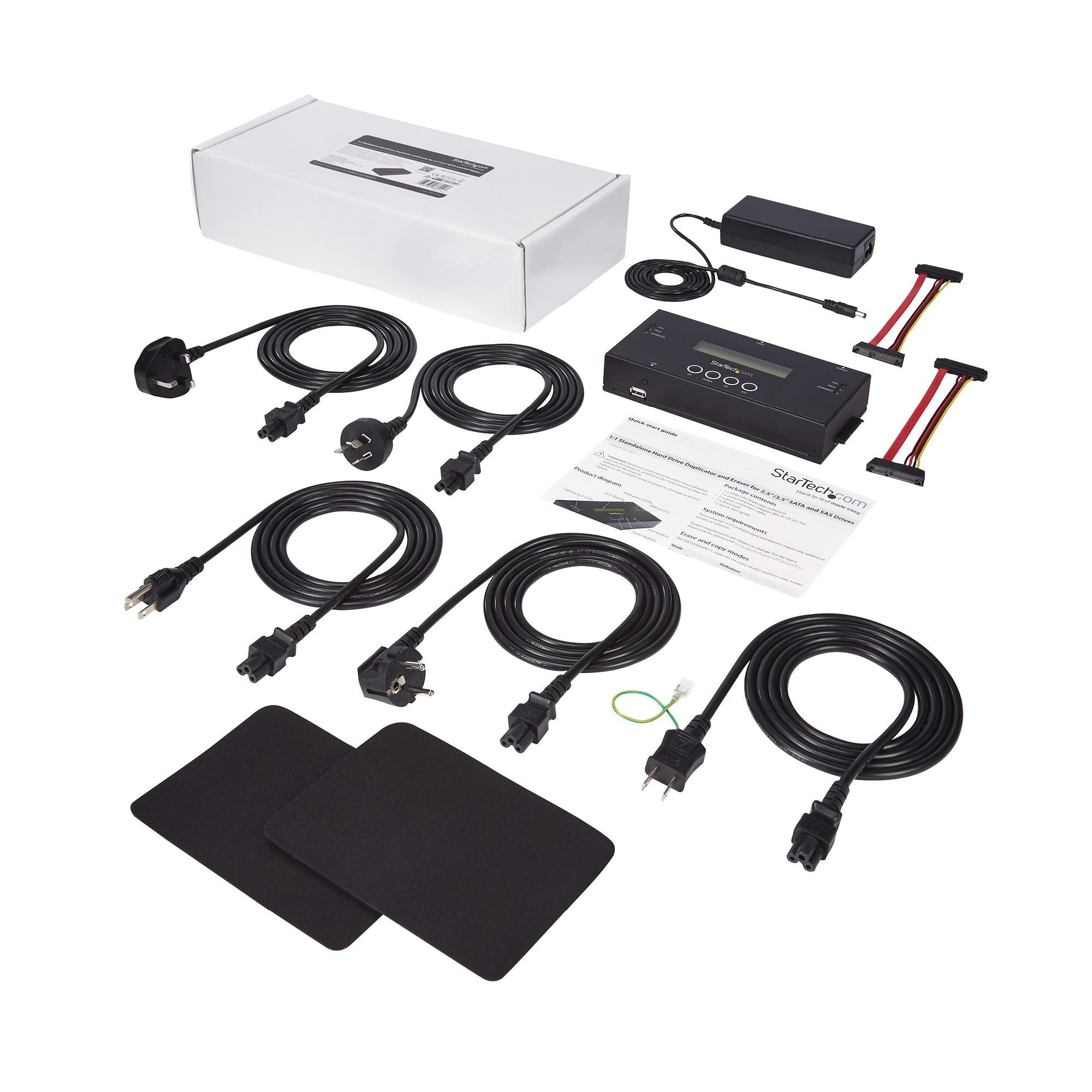 EAN 65030865517 - StarTech.com SATSASDUPE11 duplicador de datos y soporte Duplicador de HDD (discos duros) Negro 2 copias imagen 7