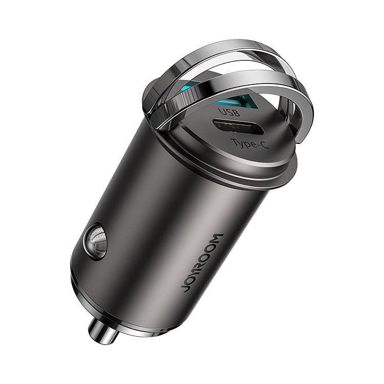 EAN 6941237136404 - JOYROOM C-A35 cargador de dispositivo móvil Universal Gris Encendedor de cigarrillos Carga rápida Auto imagen 1