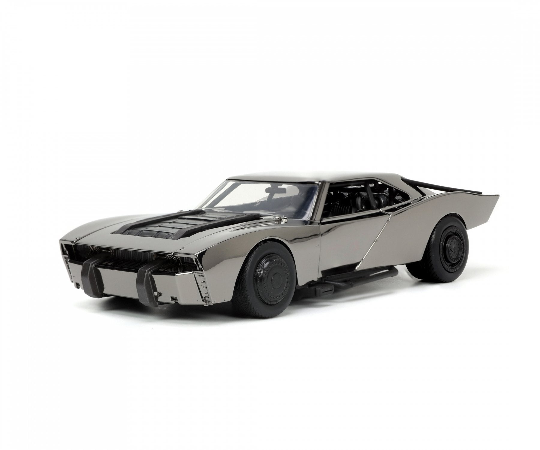 Vehiculo Batmobile + Figura Batman Metal Batman Dc Comics 1:24
