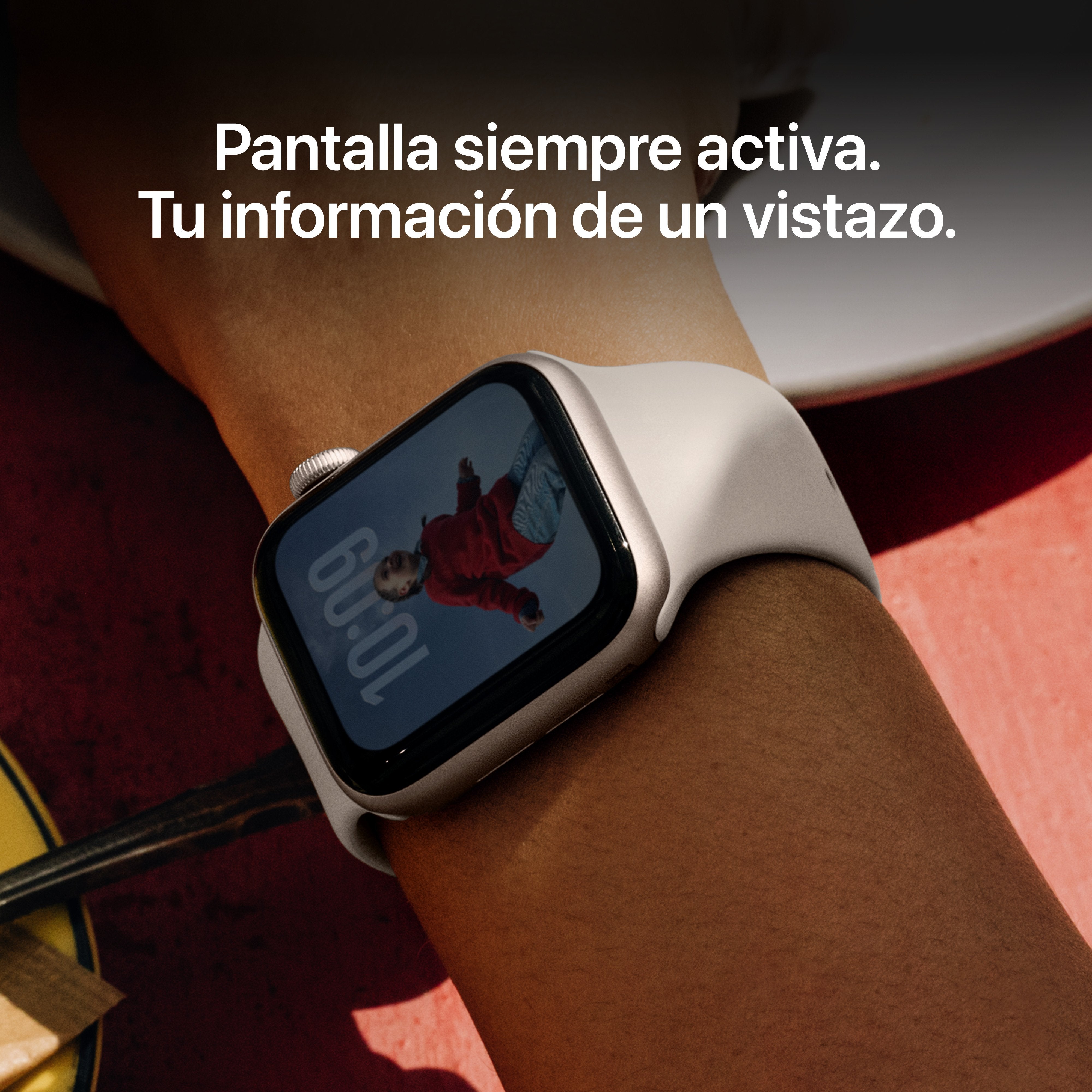 EAN 0195950387735 - Apple Watch SE (3nd generation) OLED 44 mm Digital 368 x 448 Pixeles Pantalla táctil Beige Wifi GPS (saté imagen 5