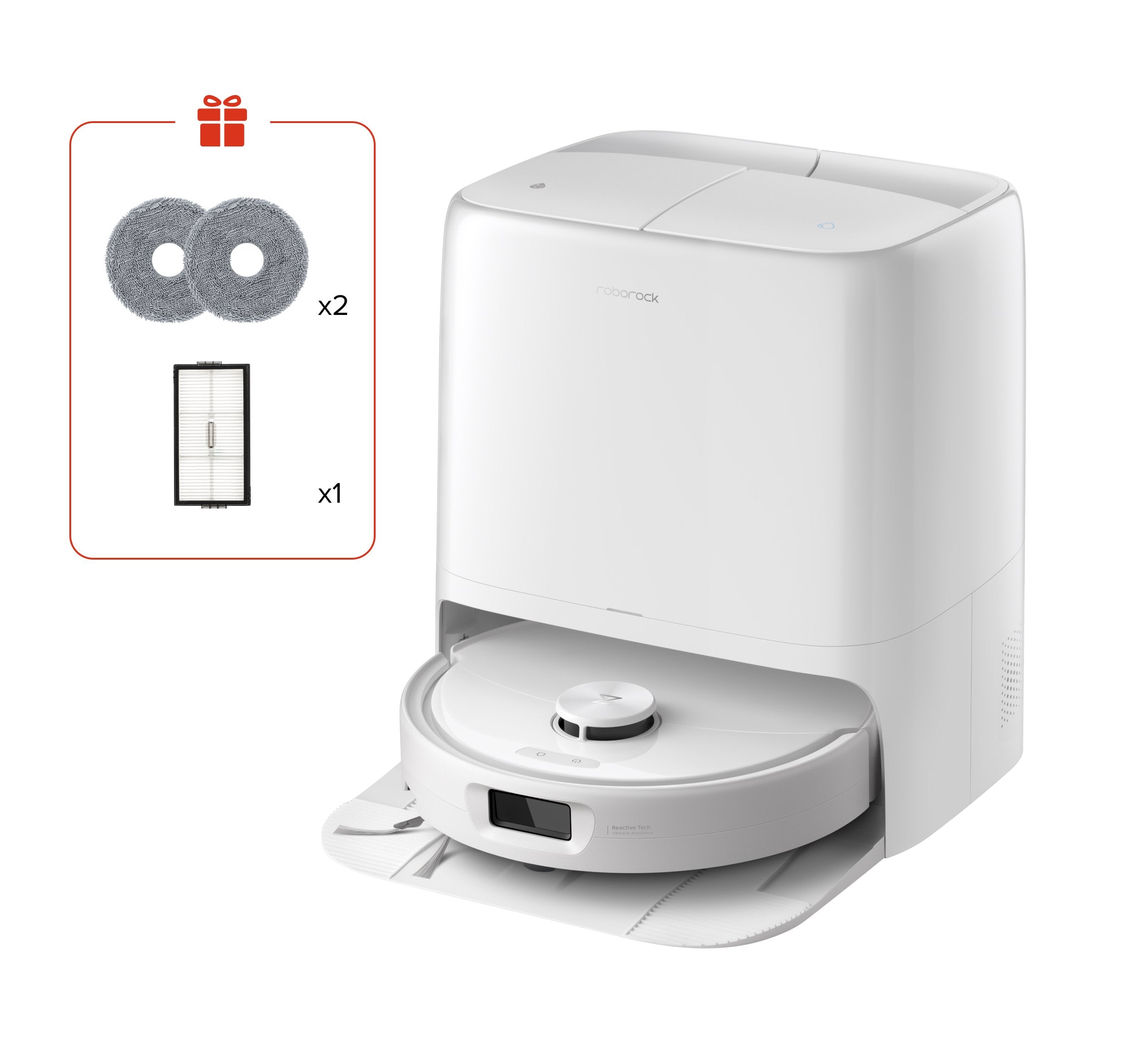 Roborock Qrevo 2 Prox 0,27 L Blanco