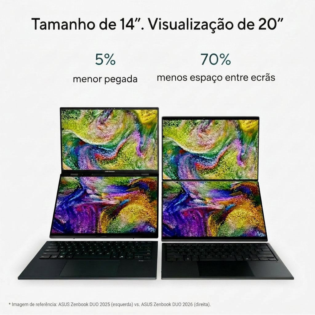 Portátil Asus Zenbook Duo Ux8407aa 14" Ultra 9 285h 32gb Dd