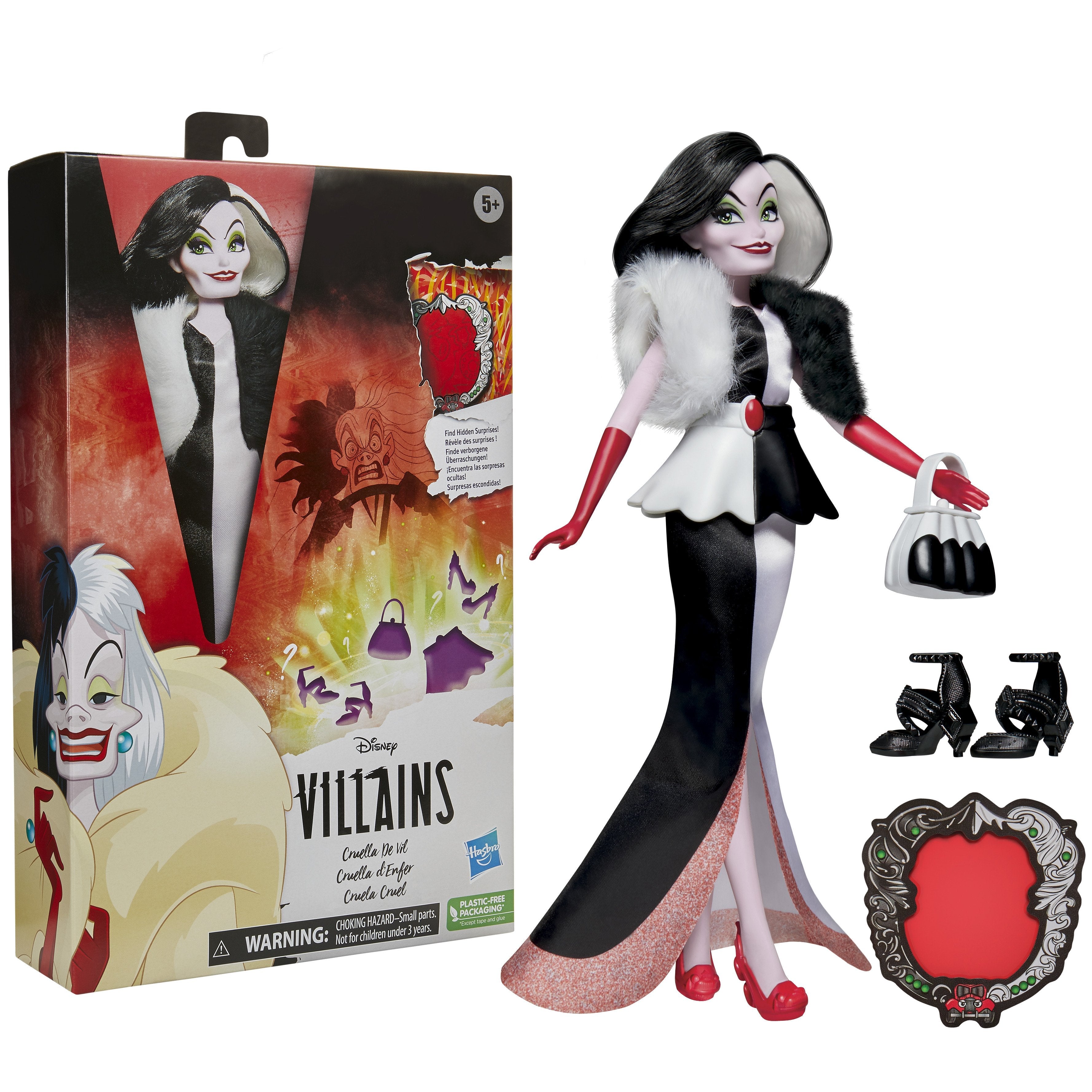Muñeca Cruella De Vil Villanas Disney 28cm