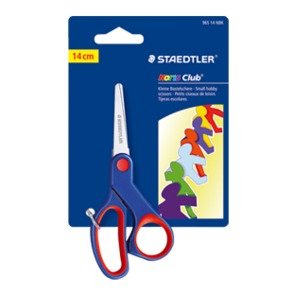 Staedtler Noris 965 Tijera Escolar De Seguridad - Agarre Ergonomico Suave 14cm