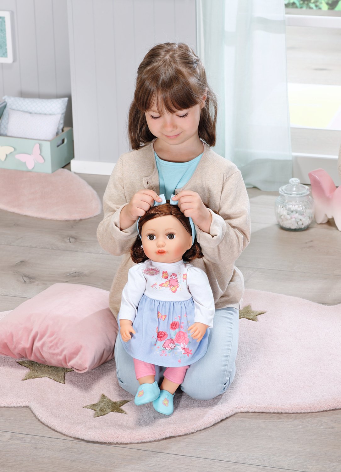 Muñeca Zapf Creation Baby Annabell® Sophia 43cm Brünett, Puppe 707234