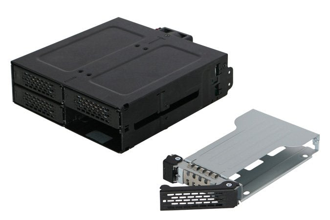 Icy Dock Mb607sp-B Panel Bahía Disco Duro 13,3 Cm (5.25") Funda De Disco Duro Negro