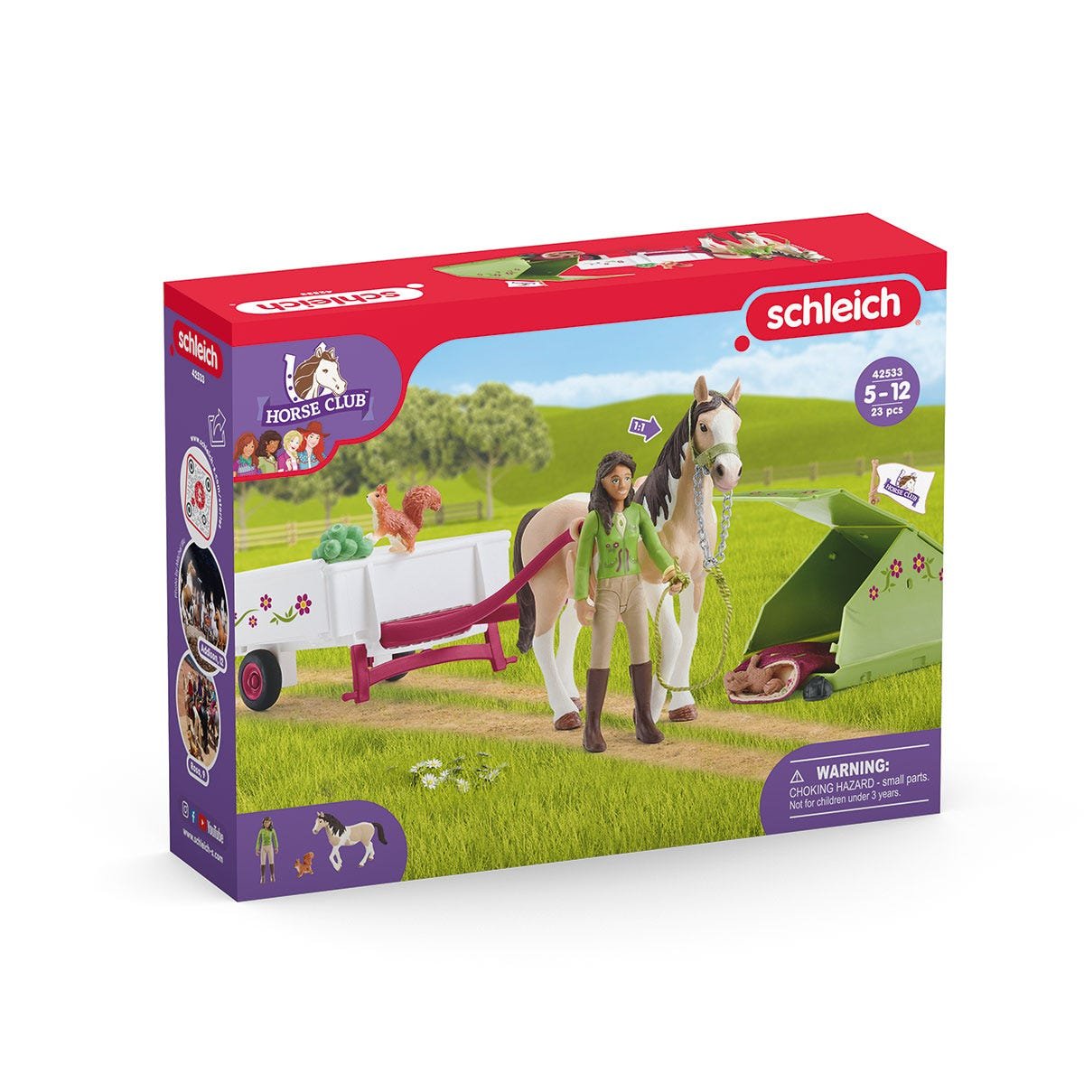 Schleich Viaje De Campamento De Horse Club Sarah