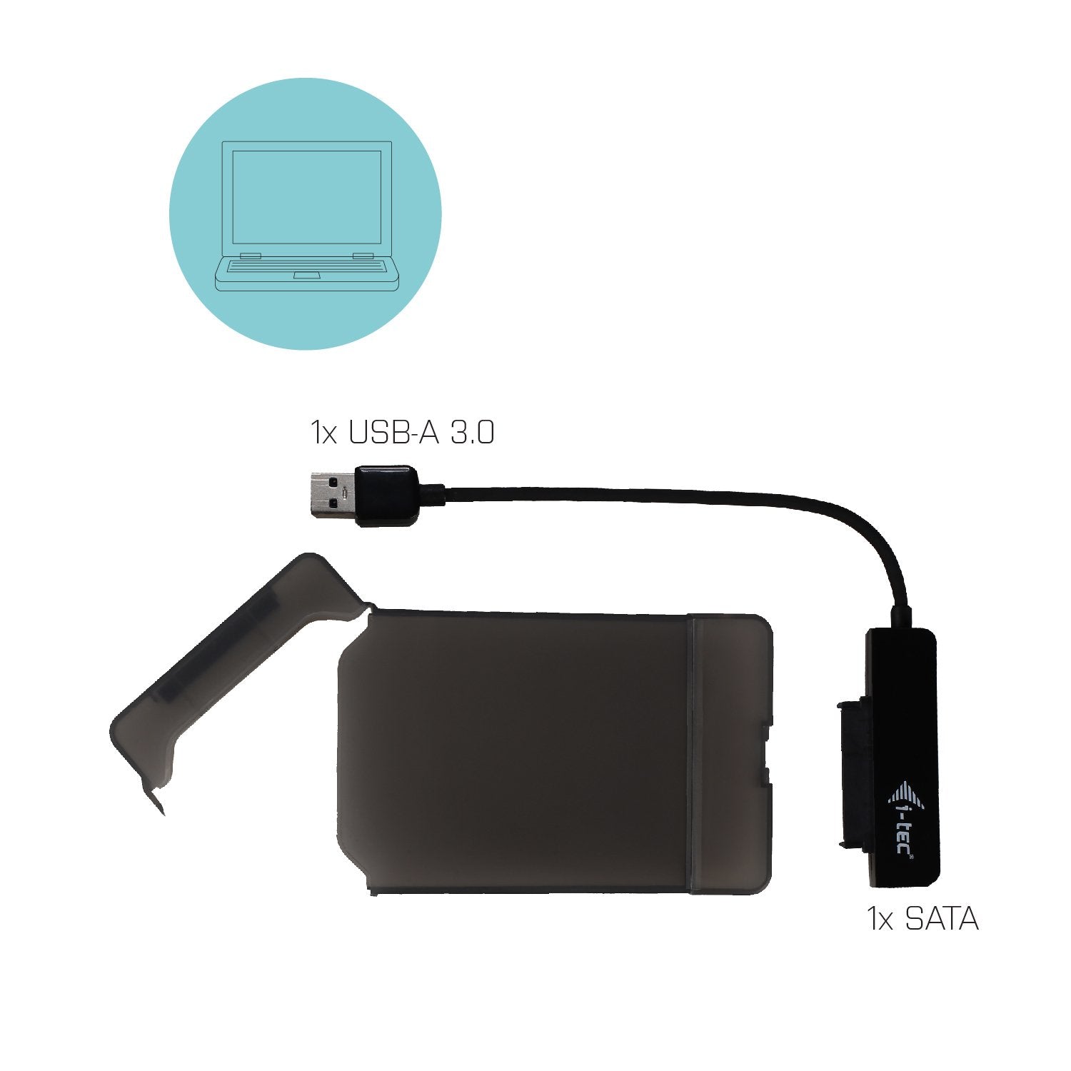 I-Tec Mysafe Carcasa Disco Duro 2.5" Sata A Usb 3.0
