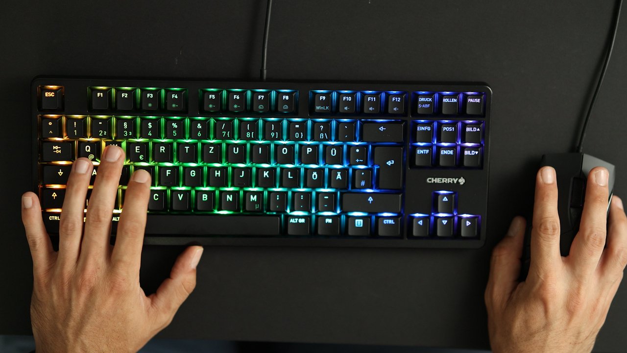 EAN 4025112095566 - CHERRY G80-3000N RGB TKL teclado Universal USB QWERTZ Alemán Negro imagen 7