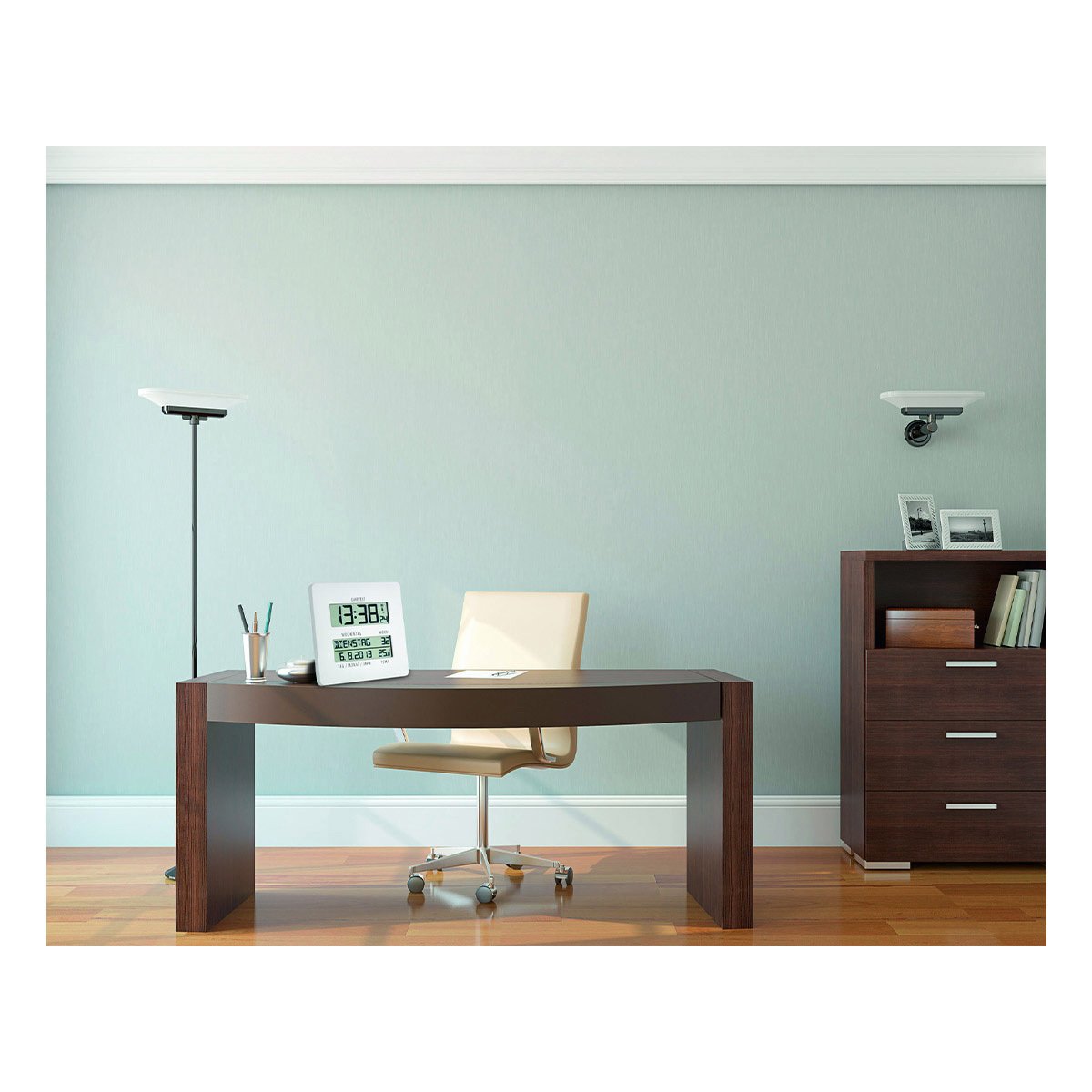 EAN 4009816025654 - TFA-Dostmann Time Line Reloj digital Plaza Blanco imagen 2