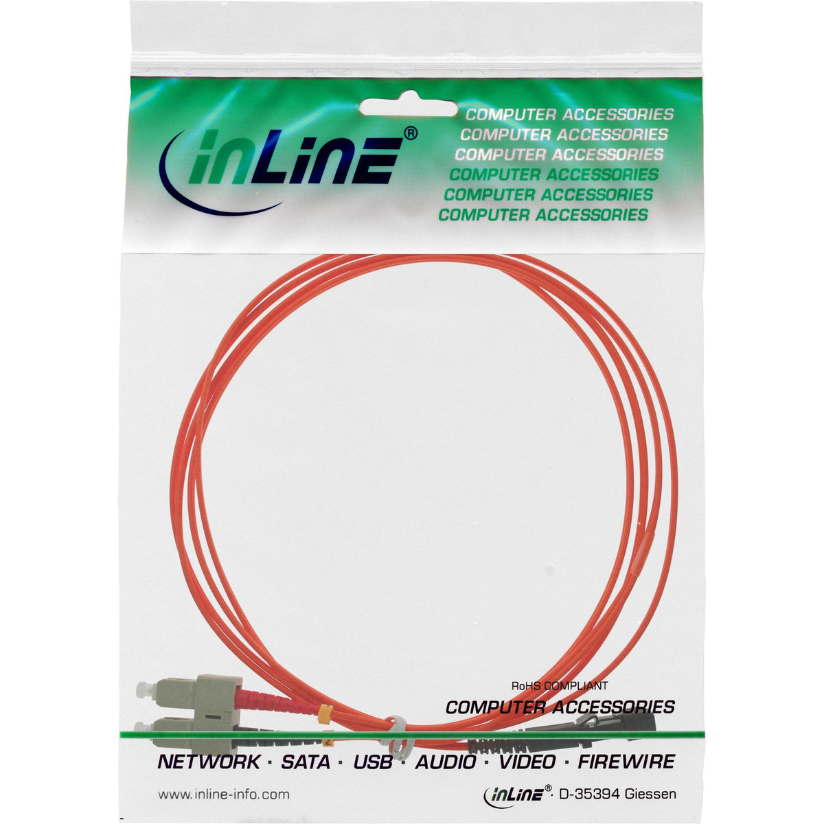 Cable Dúplex De Fibra Óptica Inline Mtrj/Sc 50/125?M Om2 5m