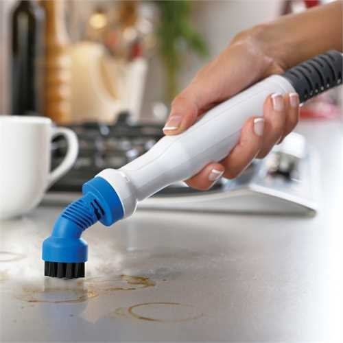 EAN 5035048648186 - Black & Decker 9IN1 Steam-mop Fregona a vapor 0,5 L 1300 W Turquesa, Blanco imagen 4