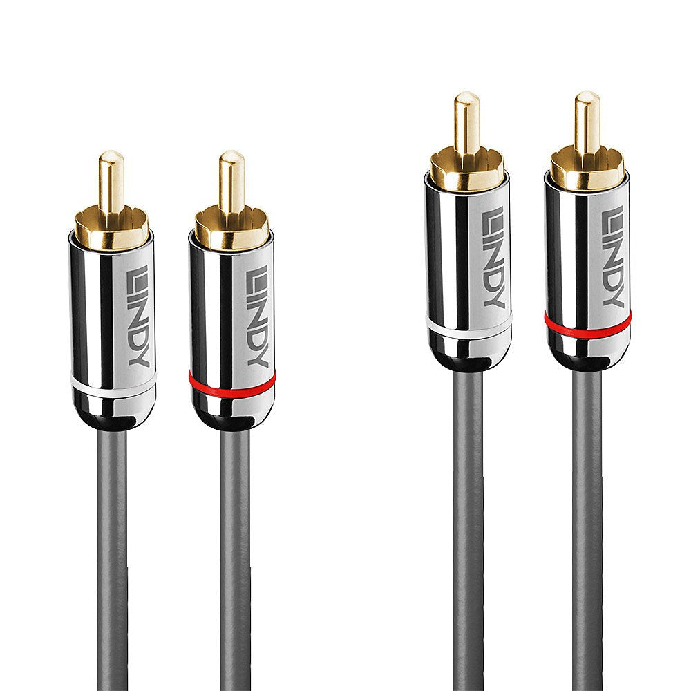 Lindy 35348 Cable De Audio 5 M 2 X Rca Antracita