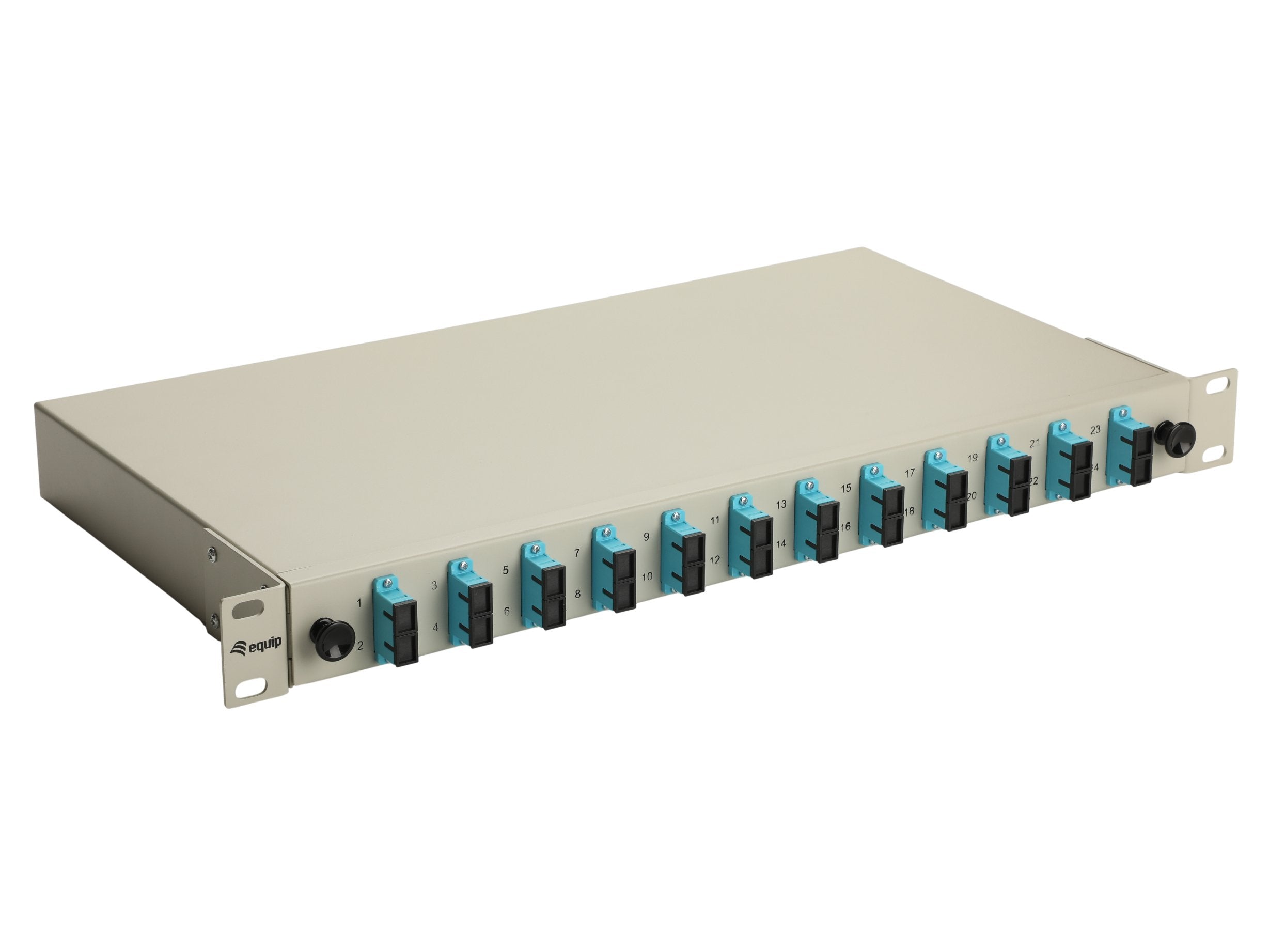 Equip Lwl-Spleisskamen 12-Port Sc-Duplex Om3 1u Komplett Gr