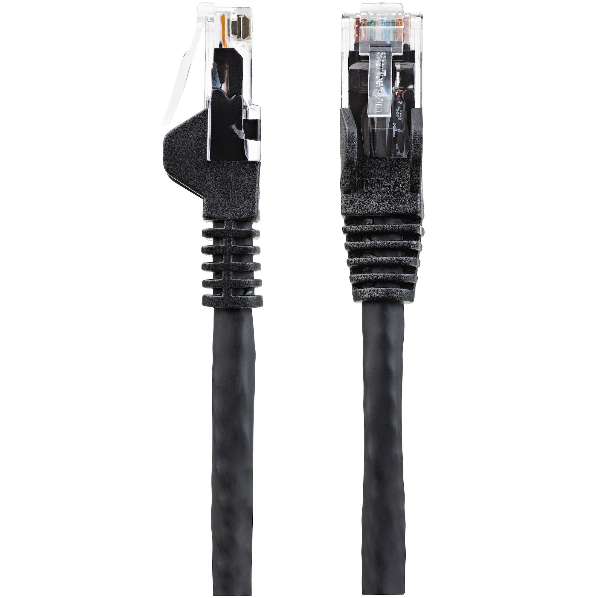 Cable De Red Ethernet Cat6 Utp Cabl Sin Enganches Negro 1m