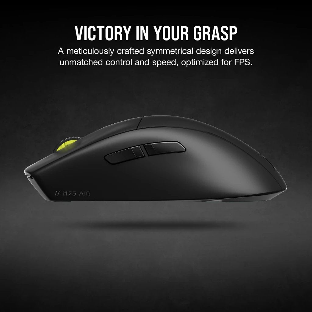 Raton Corsair Inalambrico Gaming M75 Air Wireless Icue Negro Ch-931d100-Eu