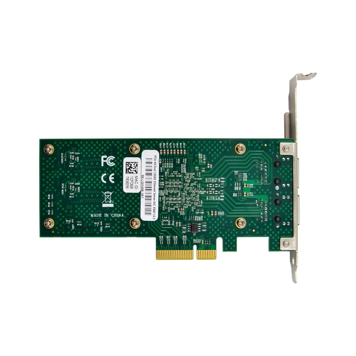Network Card Pcie X4 X540-T2  Dual-10gbe