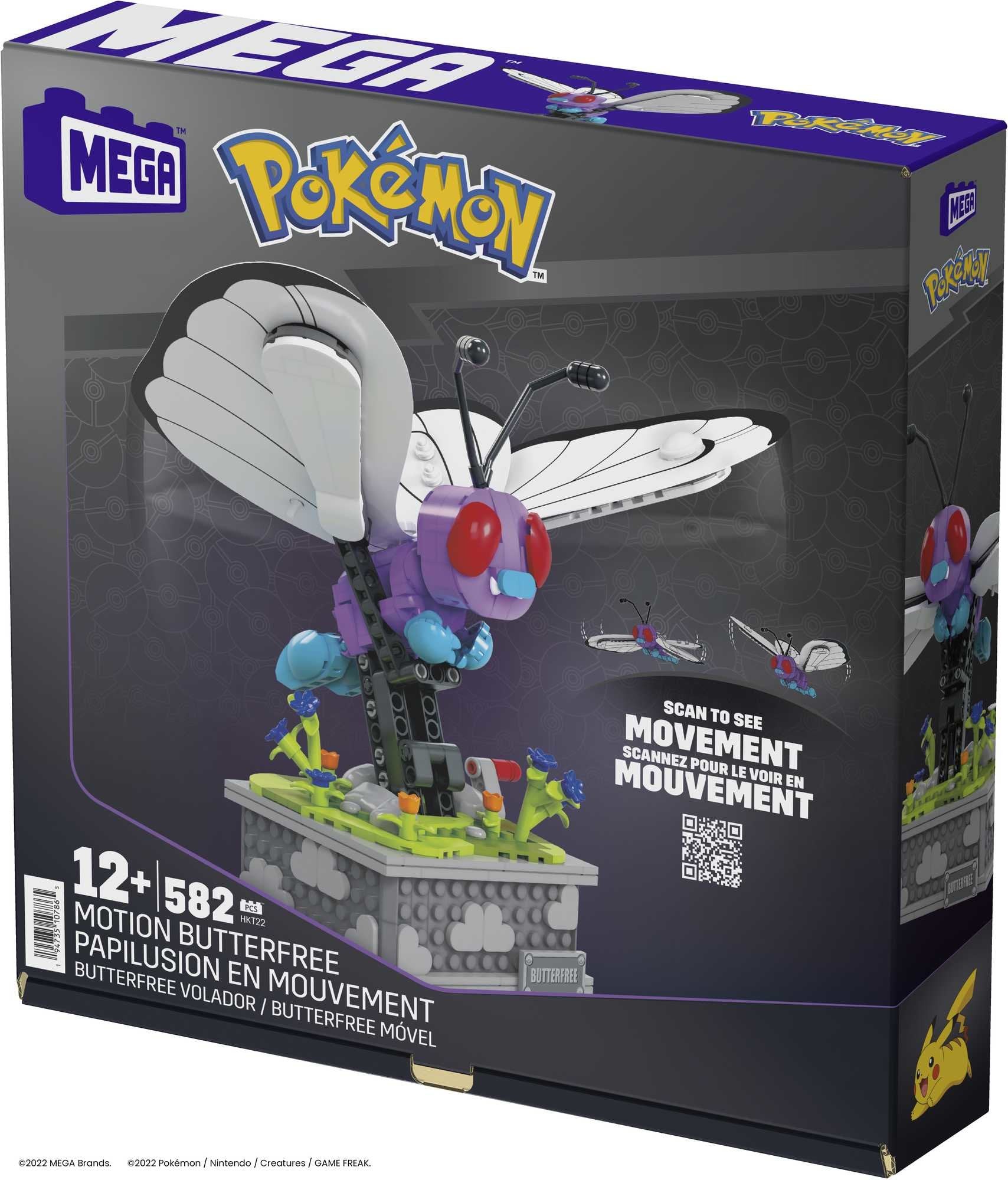 Mega Construx Pokémon Motion Butterfree Kit De Construcción Hkt22