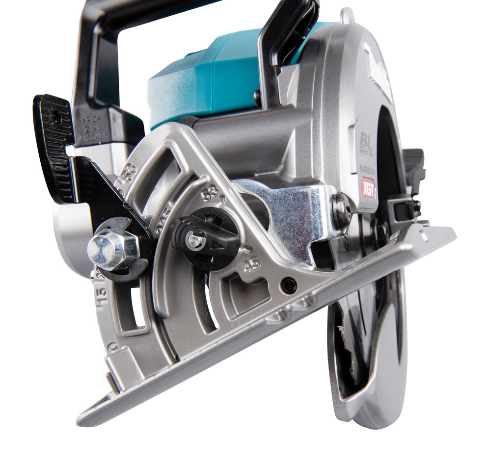 Sierra Circular Inalámbrica Makita Rs001gz Xgt, 40 Voltios (Azul/Negro, Sin Batería Ni Cargador)