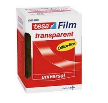 Tesa Film Cinta Adhesiva Officebox Transparente 66mx19mm -Pack 8u-