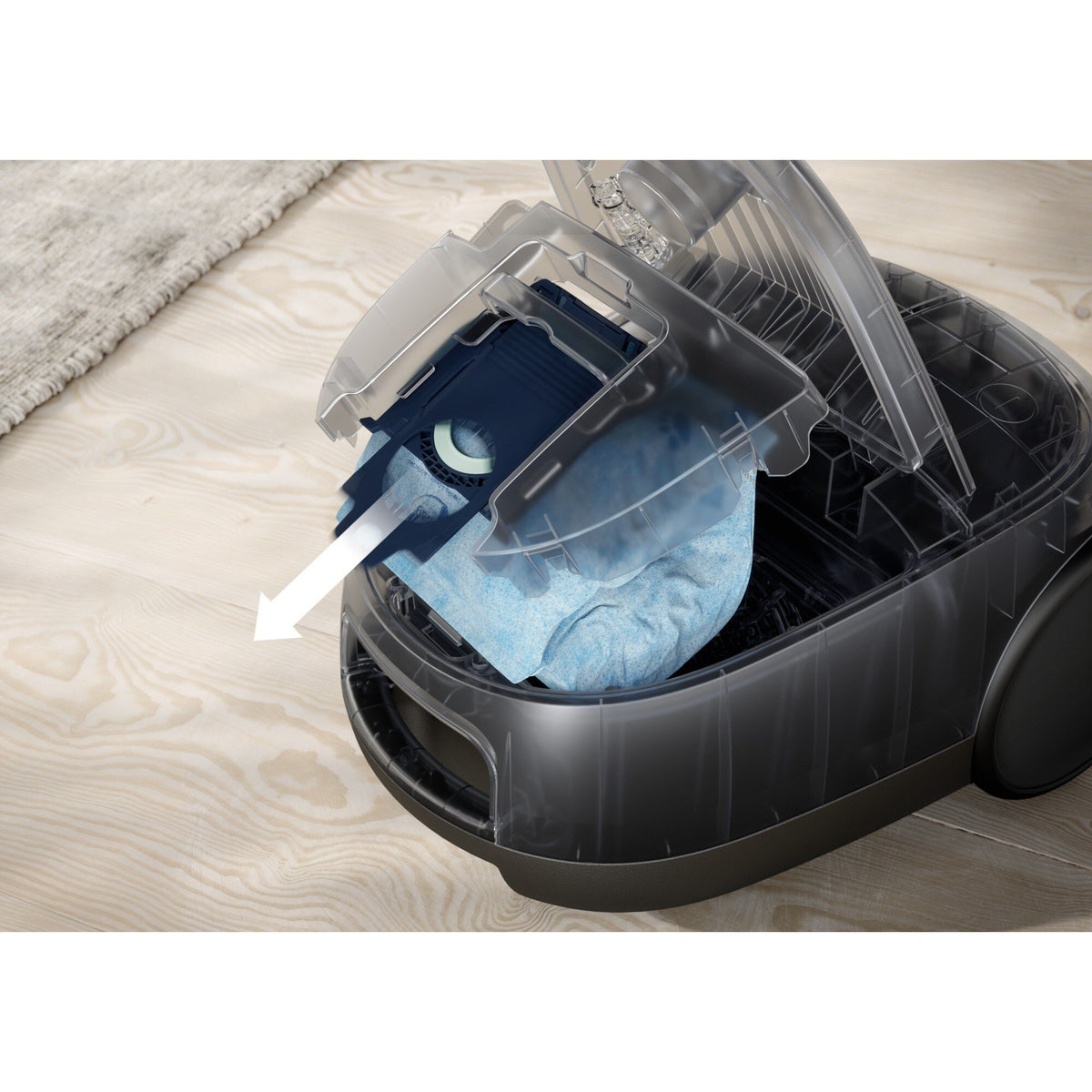 EAN 7332543823048 - Electrolux EB61A5UG 3,5 L Aspiradora cilíndrica Secar 850 W Bolsa para el polvo imagen 33
