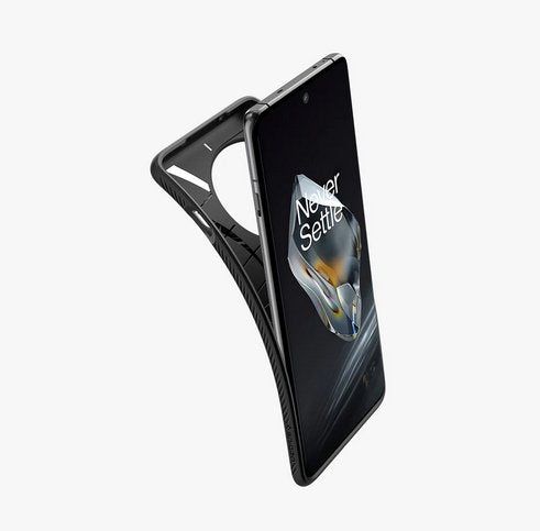 Oneplus 12 Liquid Air Matte  Black Mobile Phone Case 17.3