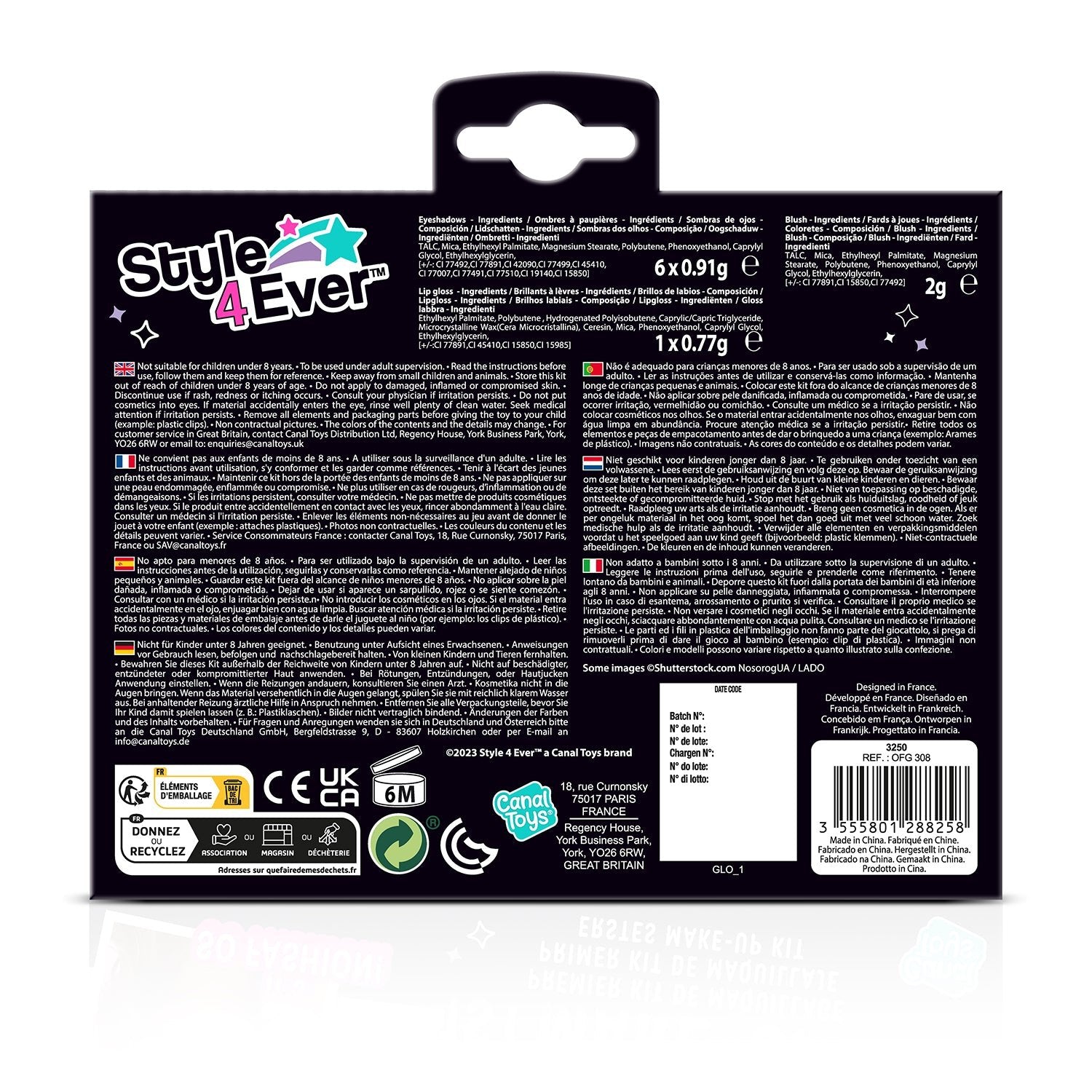 EAN 3555801288258 - Canal Toys Style 4 Ever First Make-Up Kit imagen 5