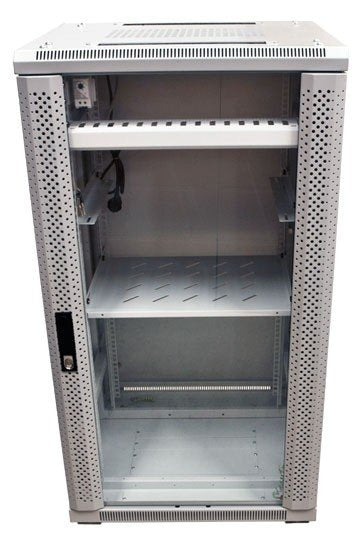Allnet 19\"Schrank, 42he, B600/T 900mm, Glamür, Lichtgris, Snb-Serie,
