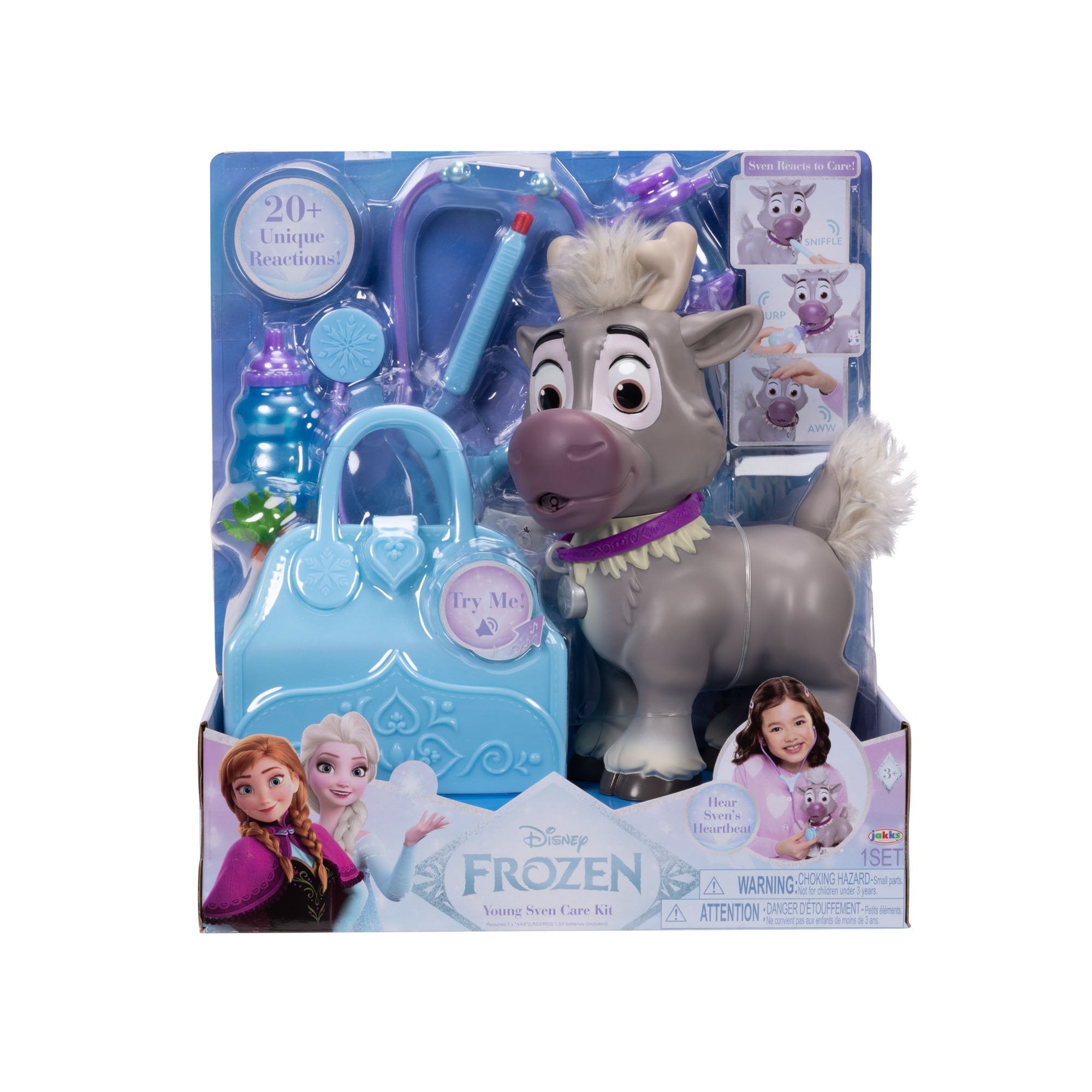 Kit De Cuidados Sven Interactivo Frozen Disney