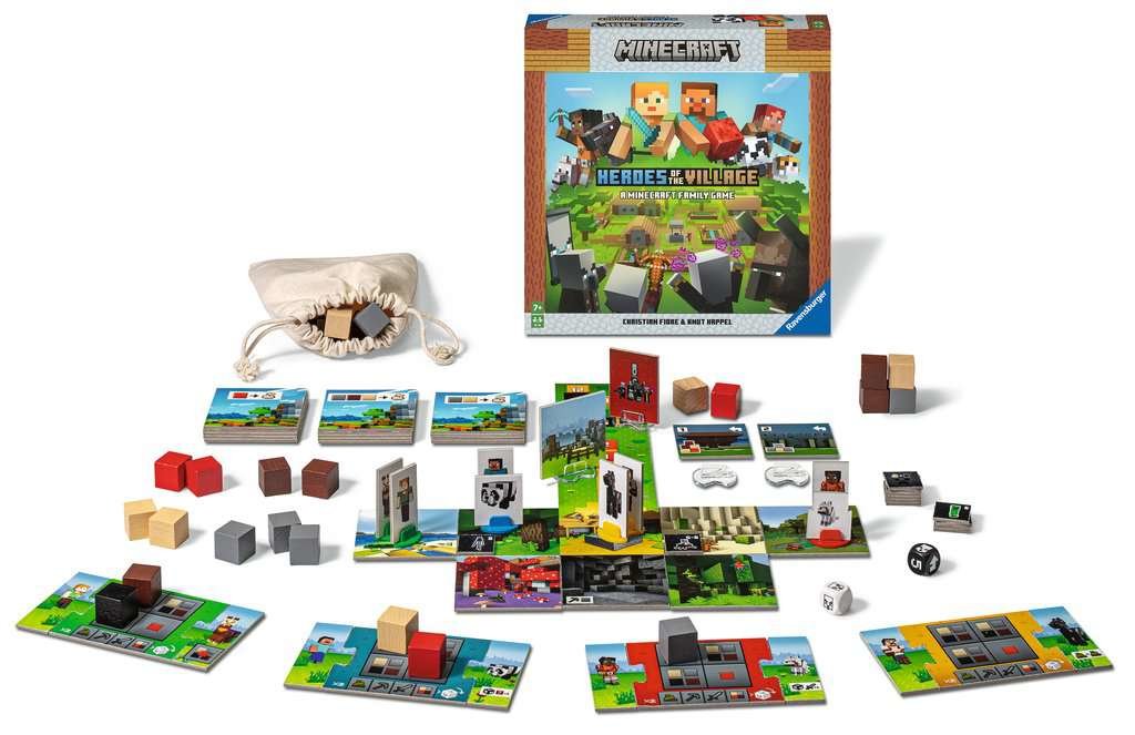 Juego Mesa Heroes Del Pueblo Minecraft