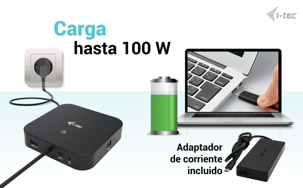 EAN 8595611704796 - i-tec C31HDMIDPDOCKPD100 base para portátil y replicador de puertos Alámbrico USB 3.2 Gen 1 (3.1 Gen 1) T imagen 19