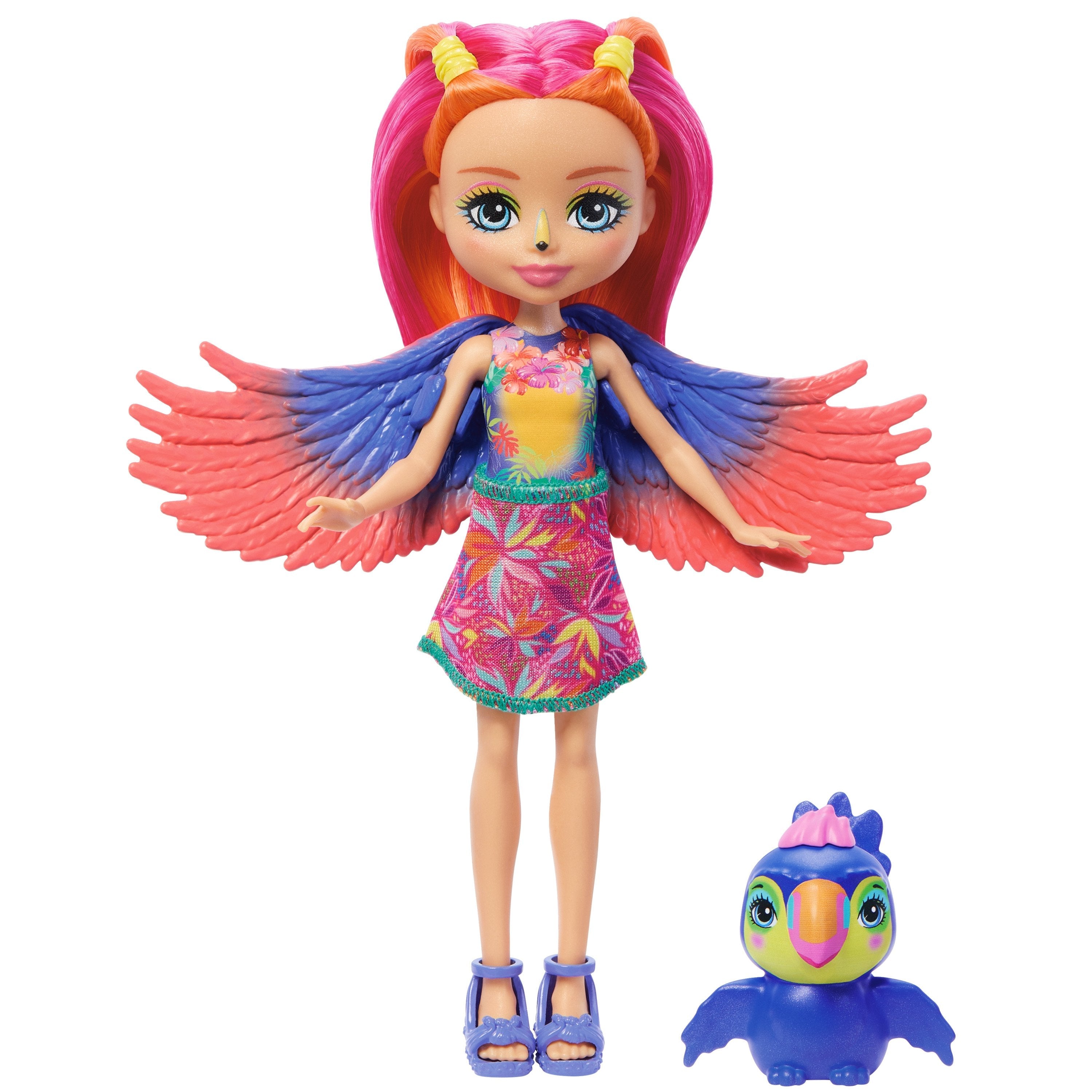 Muñeca Mattel Enchantimals Trippi Toucan, Hrx83